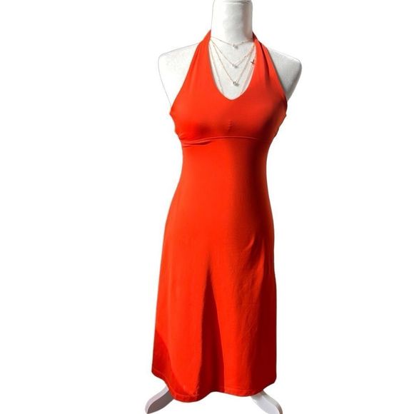 Patagonia halter dress orange size XS - Picture 1 of 11